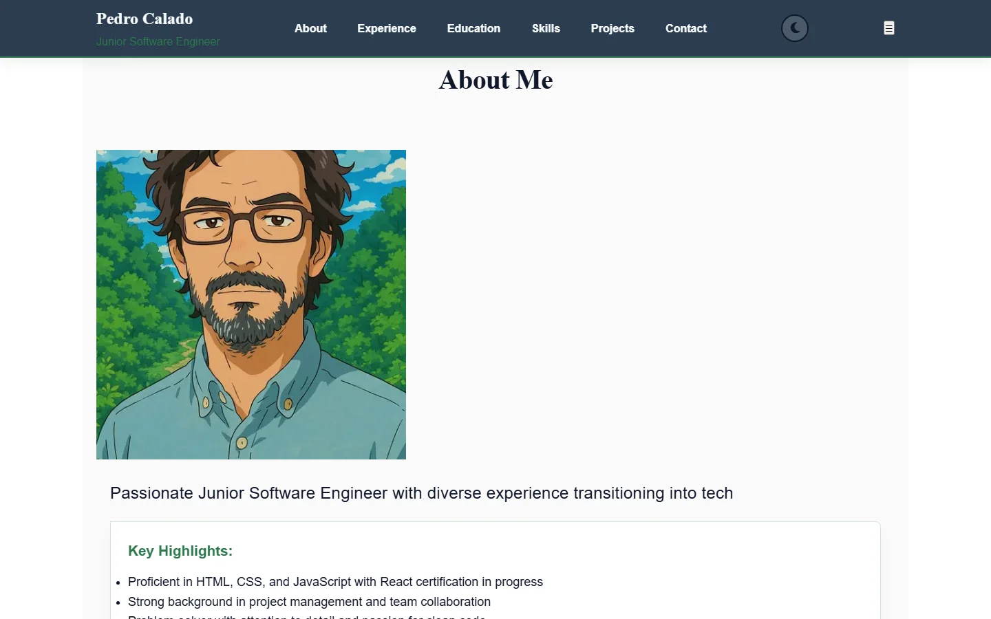 Personal Portfolio Website